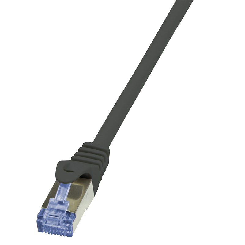 Logilink CQ3133S Patch kábel PrimeLine, Cat.6A, S/FTP, fekete, 40 m