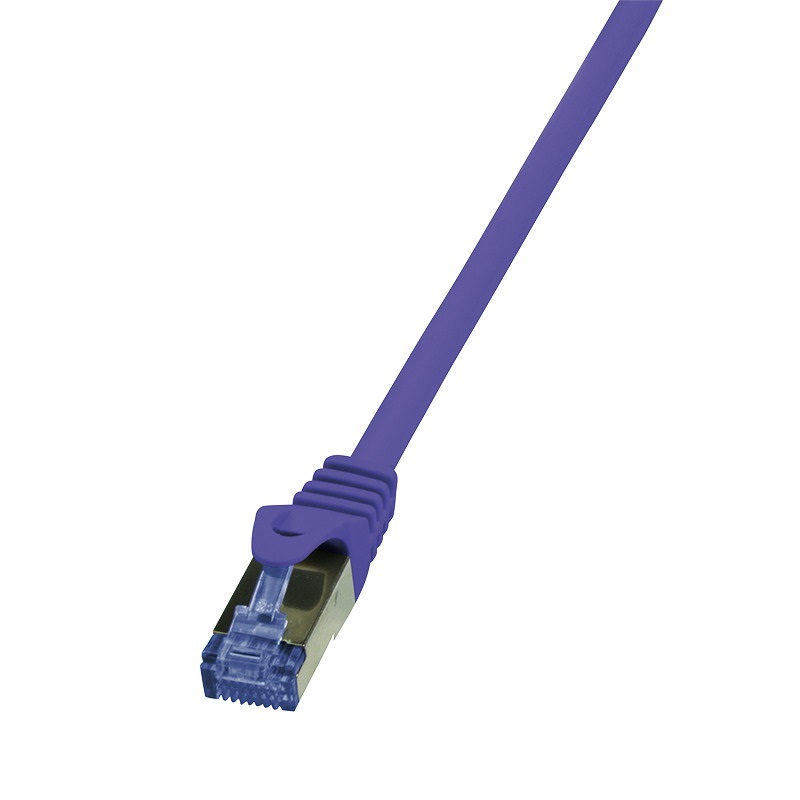 Logilink CQ306VS Patch kábel PrimeLine, Cat.6A, S/FTP, lila, 3 m
