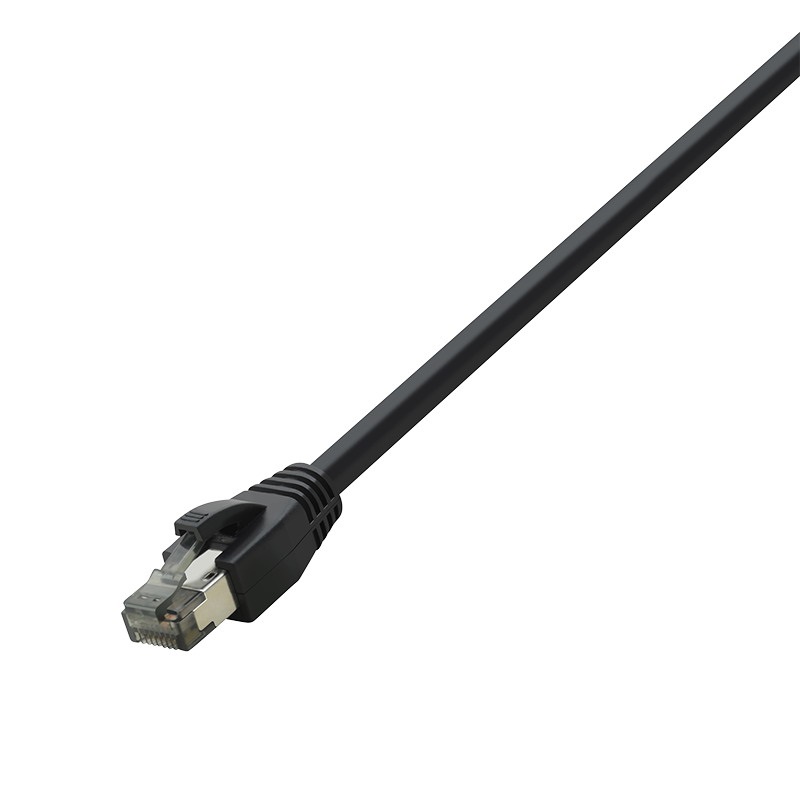 Logilink CQ8023S Patch kábel PrimeLine, Cat.8.1, S/FTP, fekete, 0,5 m