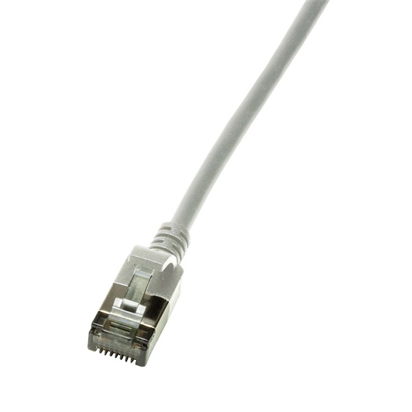 Logilink CQ9072S Patch kábel SlimLine, Ultraflex, Cat.6A, U/FTP, szürke, 5 m