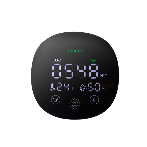 Logilink SC0117 Beltéri levegőminőség monitor, Co2 riasztó, kerek forma