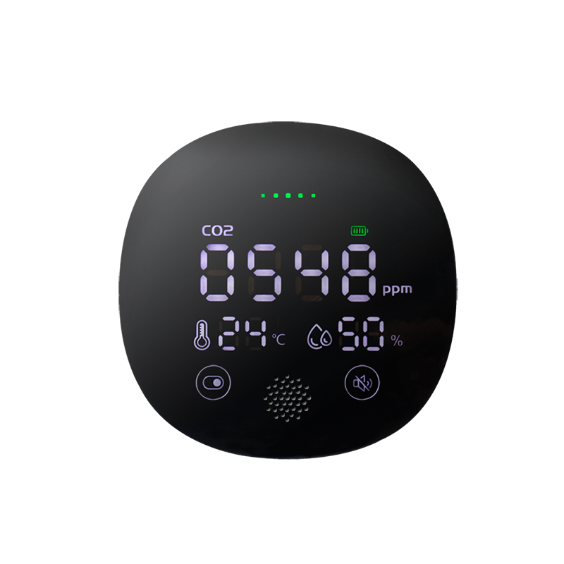 Logilink SC0117 Beltéri levegőminőség monitor, Co2 riasztó, kerek forma