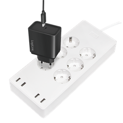 Logilink SH0105 Wi-Fi Smart Socket aljzat, 6 utas, (CEE 7/3), 4x USB, Tuya kompatibilis