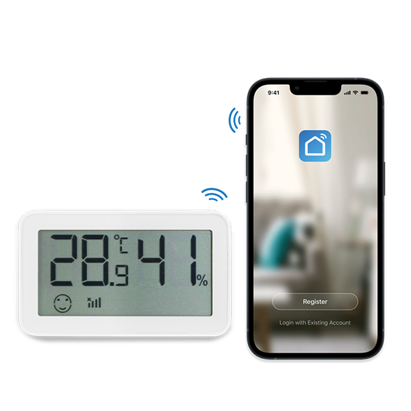 Logilink SH0115 Wi-Fi intelligens termo higrométer, Tuya kompatibilis