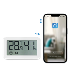 Logilink SH0115 Wi-Fi intelligens termo higrométer, Tuya kompatibilis