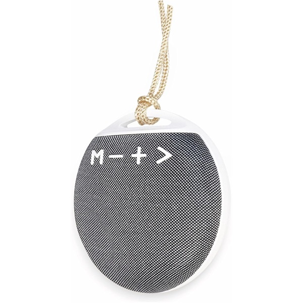 Logilink SP0055 hordozható Bluetooth hangszóró, szövet borítás, kerek forma