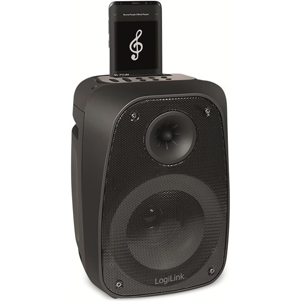 Logilink SP0058 fekete hordozható Bluetooth hangszóró
