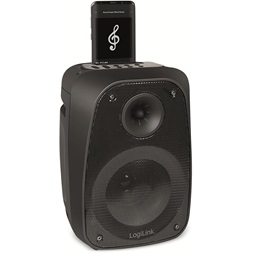 Logilink SP0058 fekete hordozható Bluetooth hangszóró