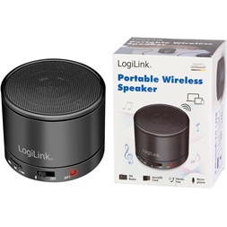 Logilink SP0062 Bluetooth hangszoró MP3-lejátszóval és FM-rádióval, fekete