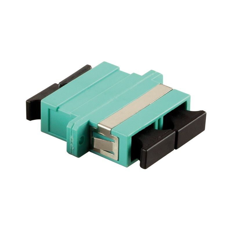 Logilink FA01SC3 Száloptikai SC/SC duplex csatoló karimával, aqua