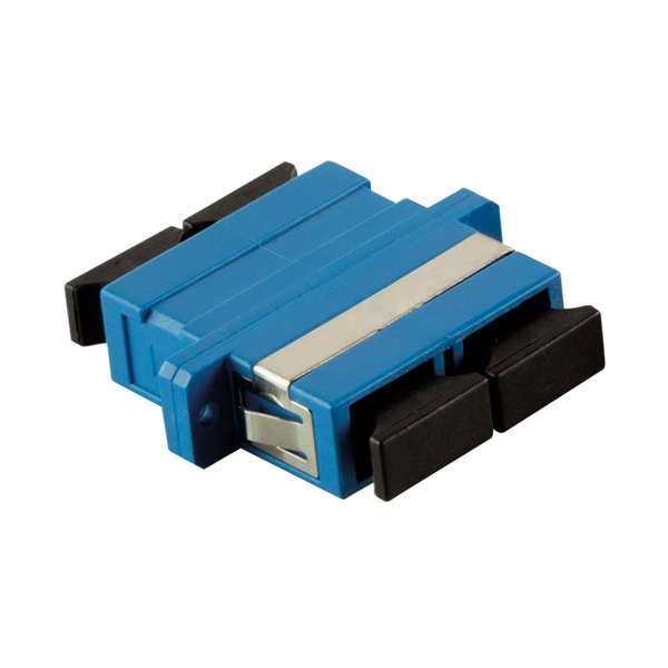 Logilink FA01SC1 Száloptikai SC/SC duplex csatoló karimával, kék