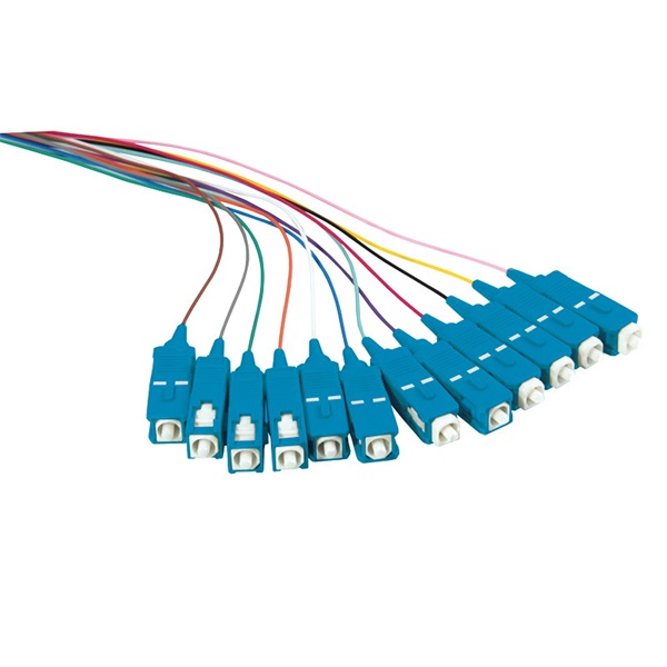 Logilink FL0SC02 Színes pigtail készlet 12x SC, OS2, 2m, kék csatlakozó