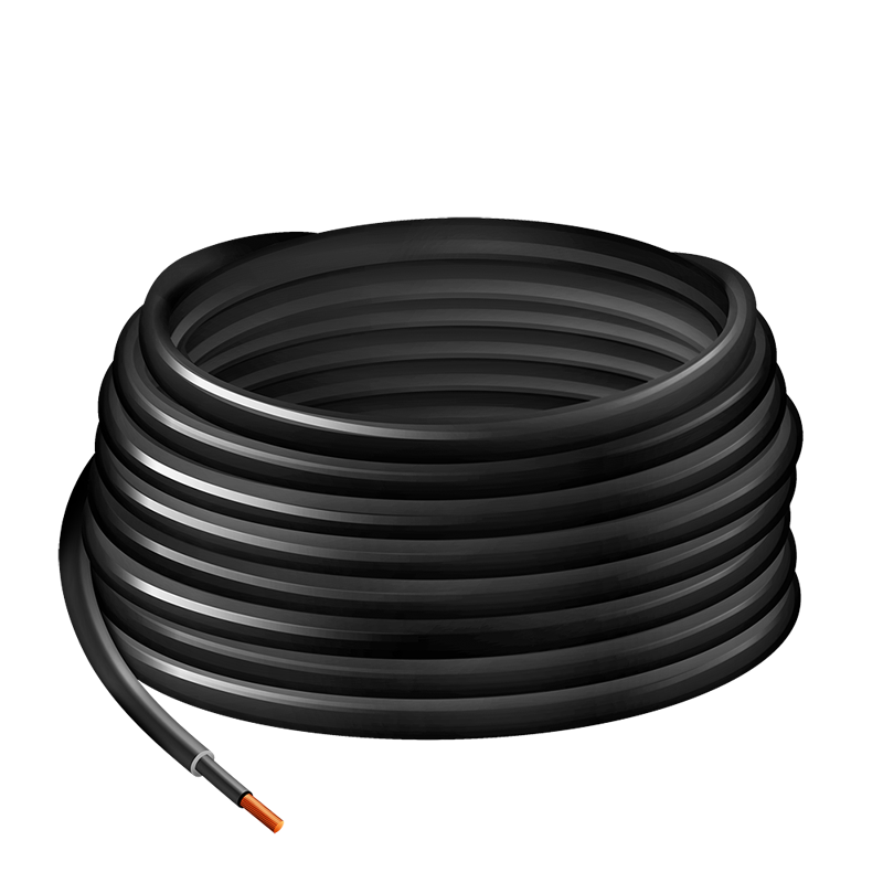 Logilink PHC0200 Szolár beépítési kábel, H1Z2Z2-K, 6 mm2, CU, fekete, 25 m