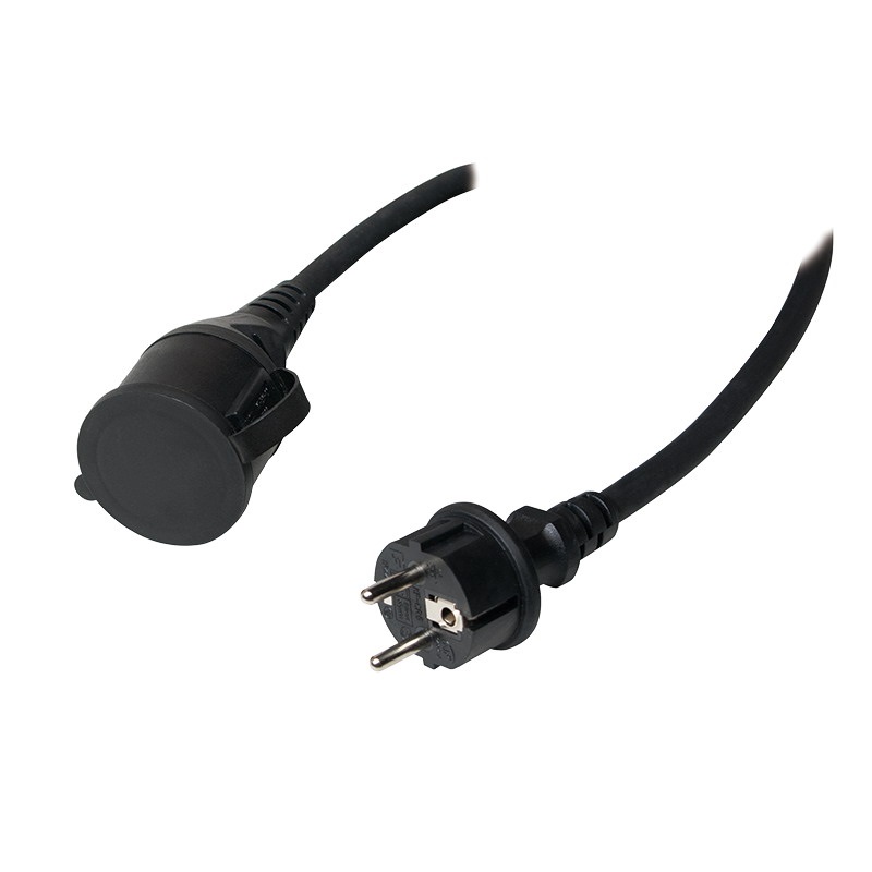 Logilink LPS102 Tápkábel, CEE 7/7 - (CEE 7/3), fekete, 5 m