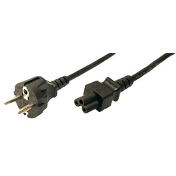 Logilink CP093 Tápkábel, CEE 7/7 - IEC C5, 1,8 m