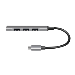 Logilink UA0392 USB 3.2 Gen1 Type C, 4 portos vékony hub, alumínium házzal