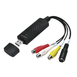 Logilink VG0030A USB 2.0 A/V befogó, USB-A/M - 3x RCA + Mini-DIN 5/F, Windows 11
