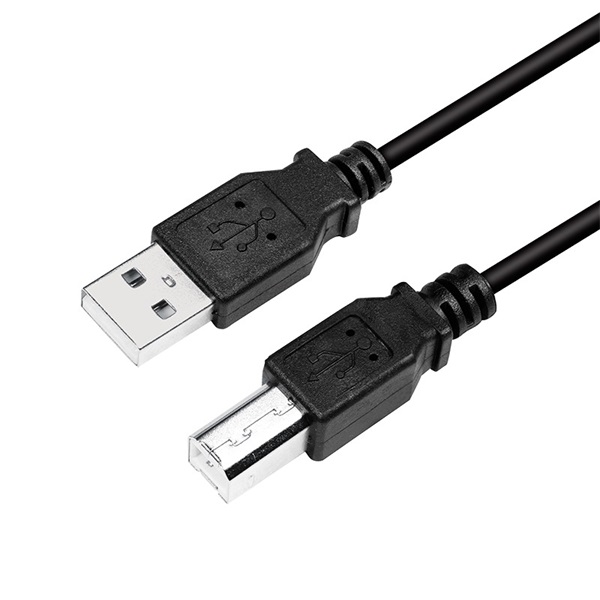 Logilink CU0009B USB 2.0 kábel, USB-A/M - USB-B/M, fekete, 5 m