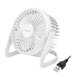 Logilink UA0402 USB ventilátor, 12,7 cm (5 hüvelyk), fehér