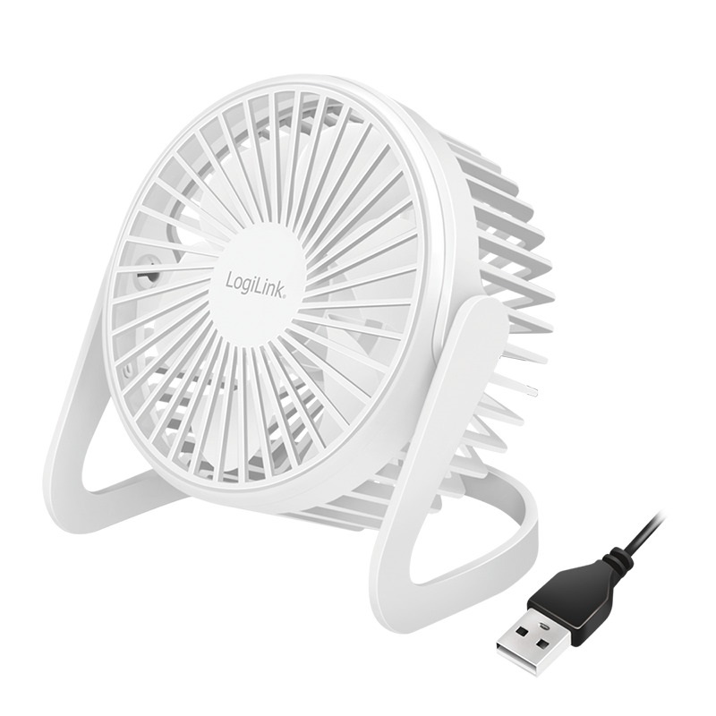 Logilink UA0402 USB ventilátor, 12,7 cm (5 hüvelyk), fehér
