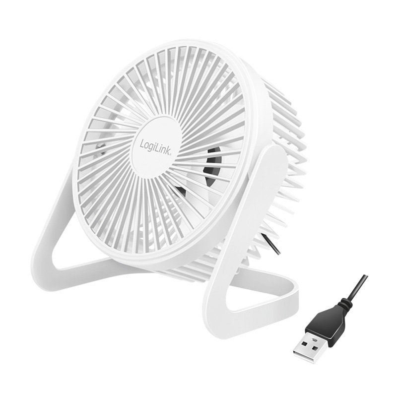 Logilink UA0403 USB ventilátor, 15,24 cm (6 hüvelyk), fehér