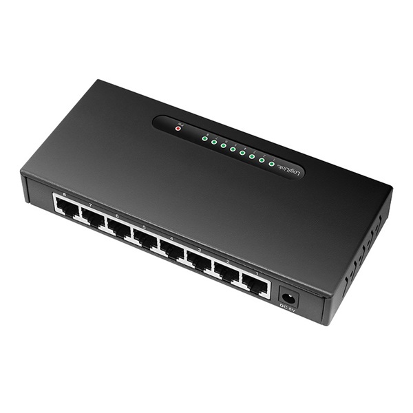 Logilink NS0111 asztali Gigabit Ethernet switch 8-port, fém