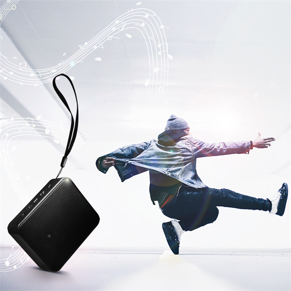 Logilink SP0057 hangszóró, hordozható, Bluetooth, FM rádióval, fekete