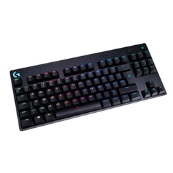 Logitech G Pro lézergravírozott magyar kiosztású fekete gamer billentyűzet (GX Blue Clicky switch)