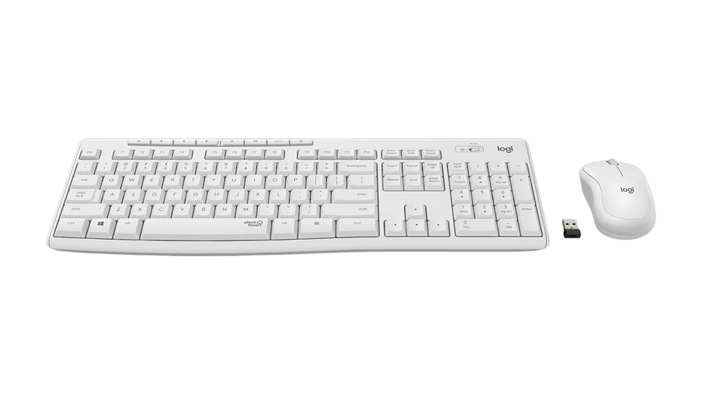 Logitech 920-009824 MK295 US vezeték nélküli fehér billentyűzet és egér