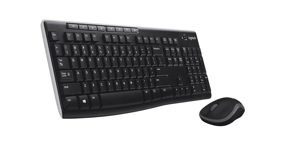Logitech 920-004508 MK270 US vezeték nélküli fekete billentyűzet és egér