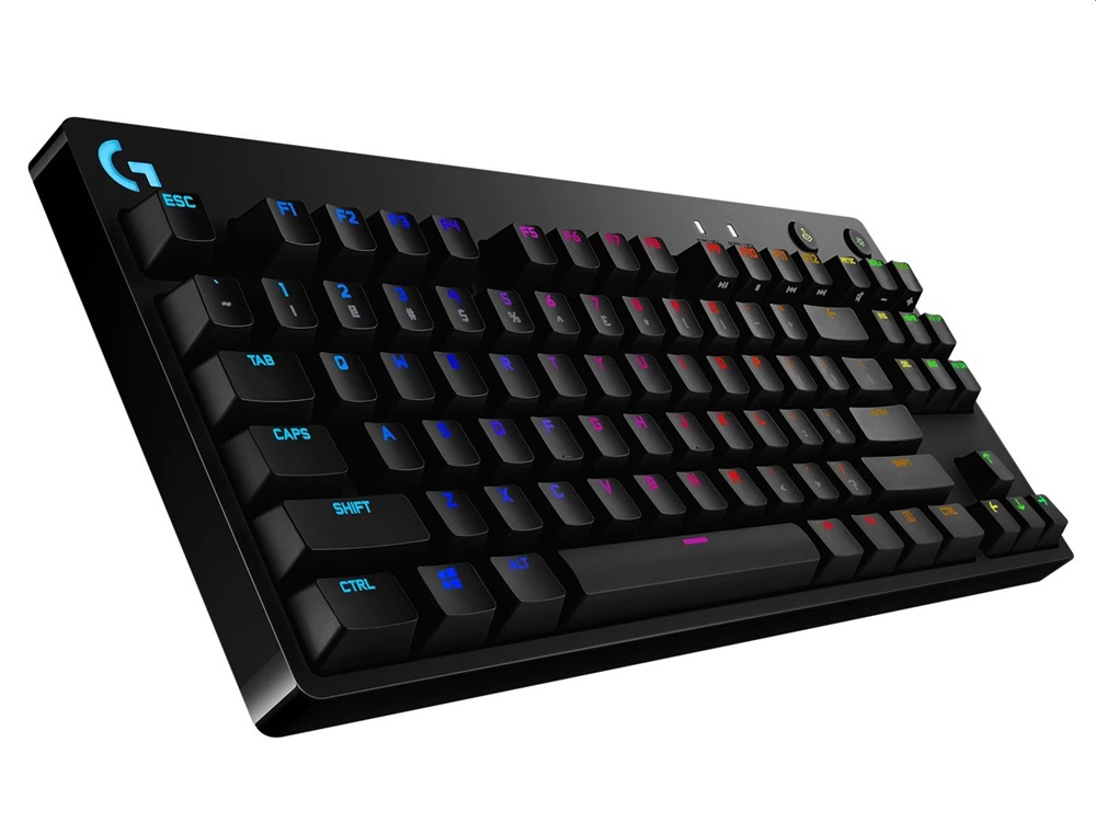 Logitech 920-009426 G Pro UK ENG fekete (GX Blue Clicky switch) gamer billentyűzet