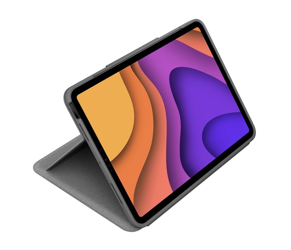 Logitech Folio Touch iPad Air 4/5 gen oxfordi szürke billentyűzetes tablet tok UK