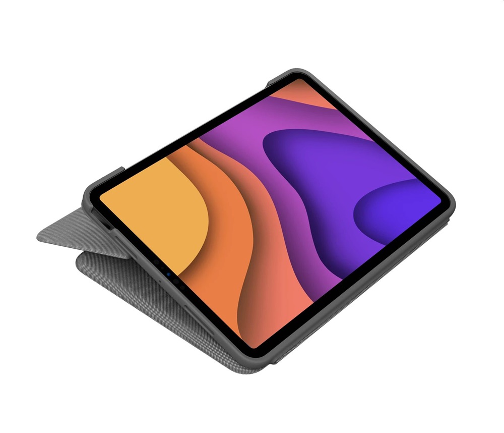 Logitech Folio Touch iPad Air 4/5 gen oxfordi szürke billentyűzetes tablet tok UK