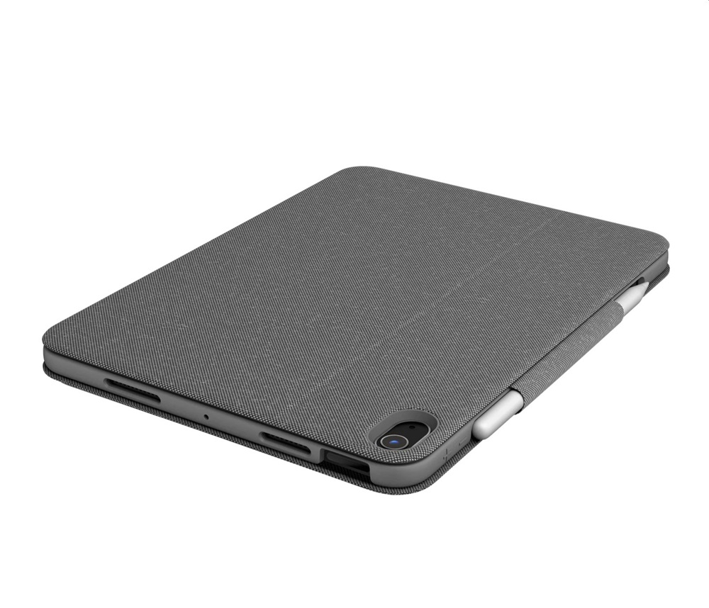 Logitech Folio Touch iPad Air 4/5 gen oxfordi szürke billentyűzetes tablet tok UK