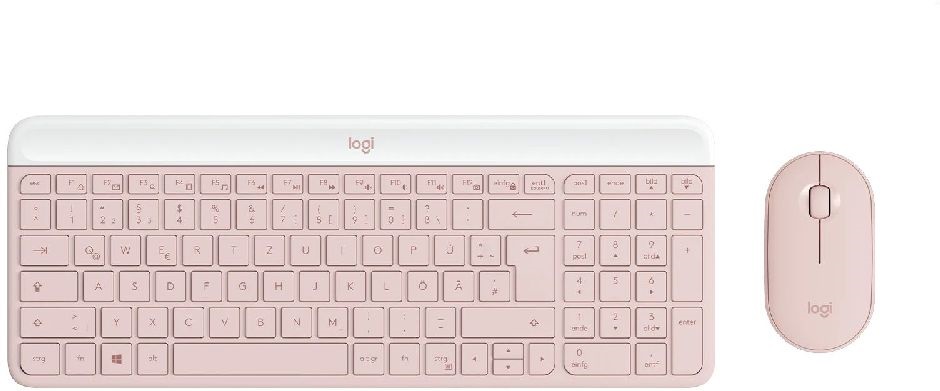 Logitech 920-011322 MK470 rózsaszín vezeték nélküli billentyűzet és egér