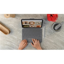Logitech 920-011441 Combo Touch for iPad UK szürke érintőpados billentyűzetes tok