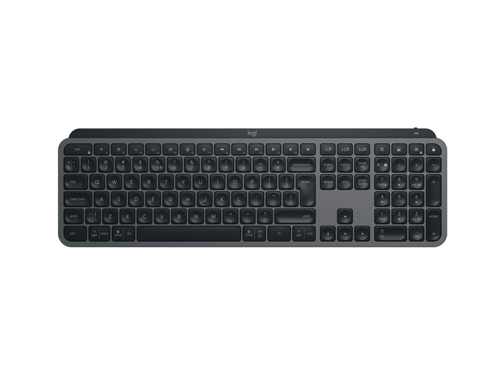 Logitech  MX Keys S lézergravírozott magyar kiosztású grafitszürke vezeték nélküli billentyűzet
