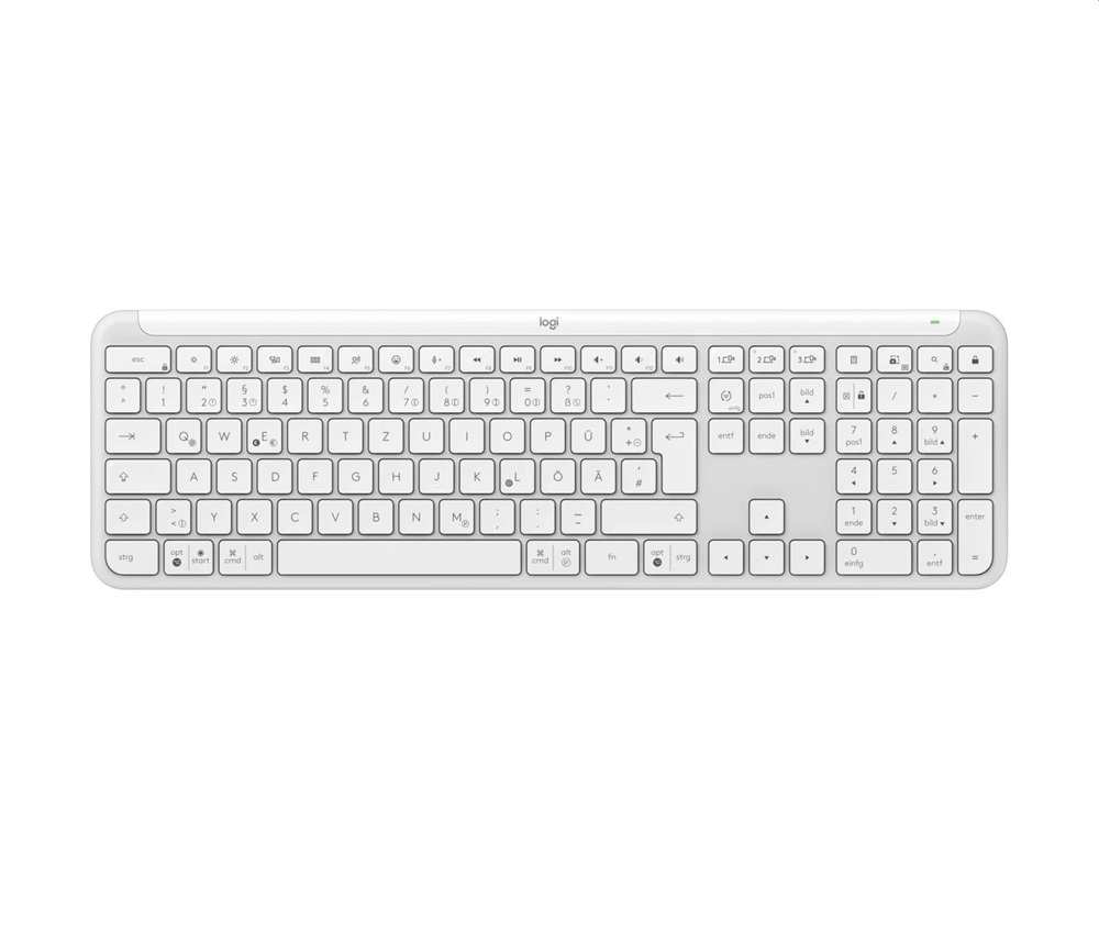 Logitech 920-012466 K950 Signature US vezeték nélküli fehér billentyűzet