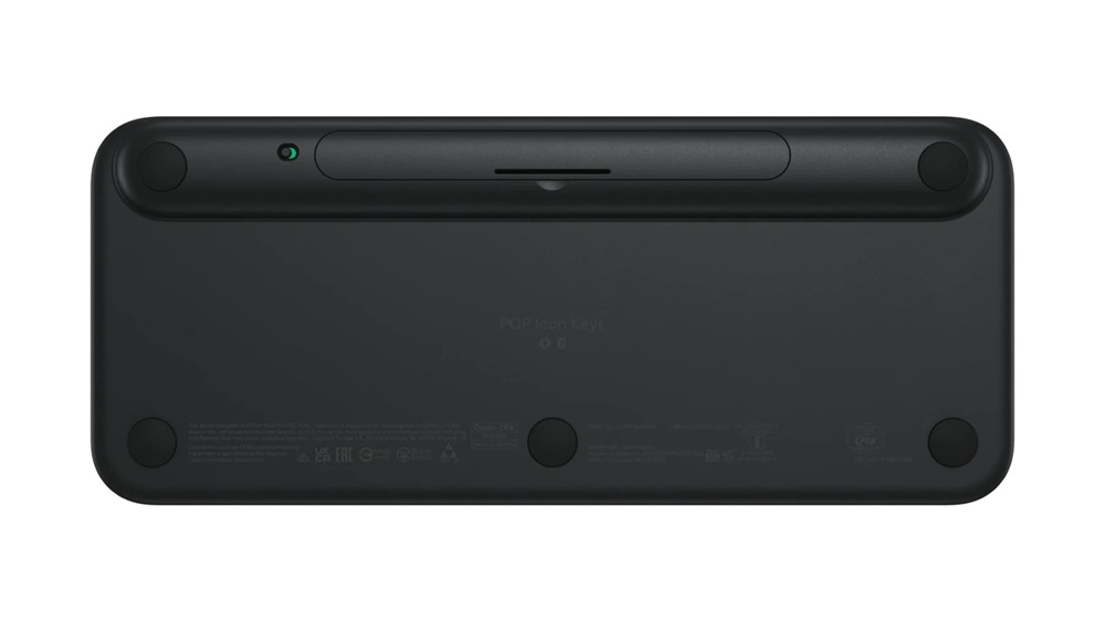 Logitech POP Icon Keys US vezeték nélküli grafitszürke/zöld billentyűzet