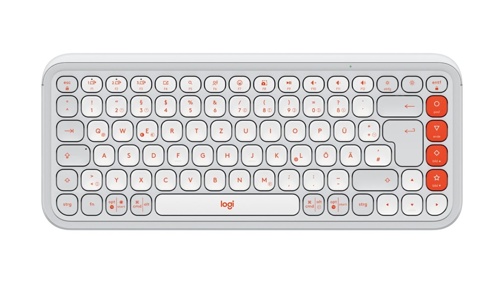 Logitech 920-013072 POP Icon Keys US vezeték nélküli piszkosfehér/narancssárga billentyűzet