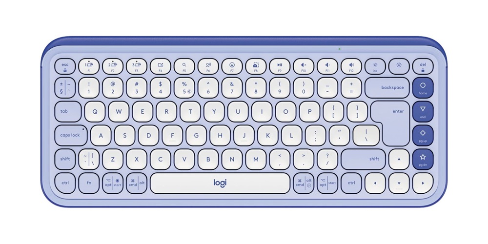 Logitech 920-013074 Pop Icon Keys US vezeték nélküli lila/piszkosfehér billentyűzet