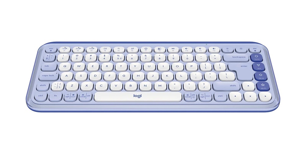 Logitech 920-013074 Pop Icon Keys US vezeték nélküli lila/piszkosfehér billentyűzet