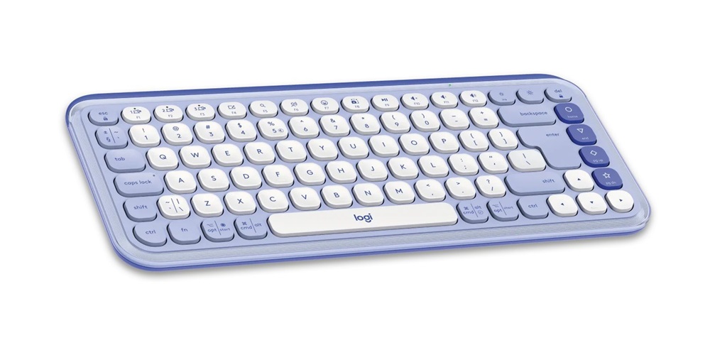 Logitech 920-013074 Pop Icon Keys US vezeték nélküli lila/piszkosfehér billentyűzet