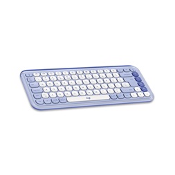 Logitech Pop Icon Combo US vezeték nélküli lila/piszkosfehér billentyűzet és egér