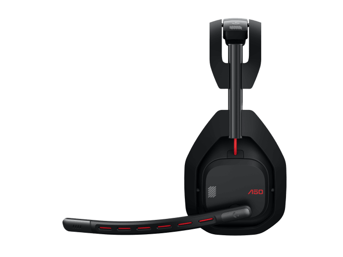 Logitech A50 Gen 5 vezeték nélküli fekete headset + bázisállomás