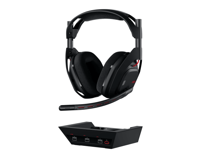 Logitech A50 Gen 5 vezeték nélküli fekete headset + bázisállomás