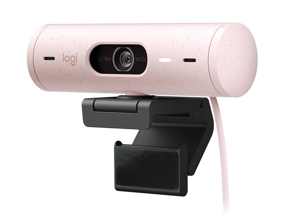 Logitech Brio 500 Full HD mikrofonos rózsaszín webkamera