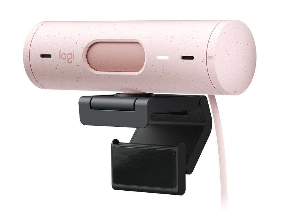 Logitech Brio 500 Full HD mikrofonos rózsaszín webkamera