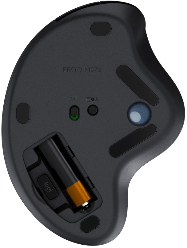 Logitech ERGO M575 grafitszürke vezeték nélküli hanyattegér