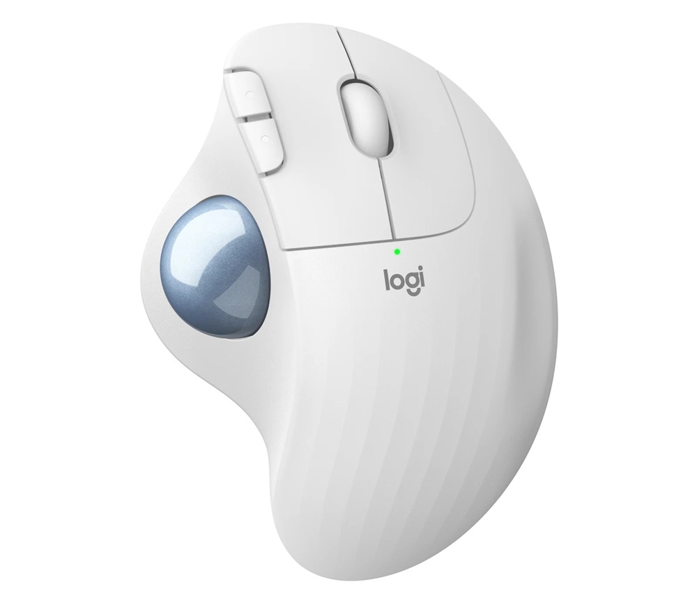 Logitech Ergo M575s vezeték nélküli fehér Trackball egér